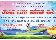 Hoạt động TDTT hướng tới kỷ niệm 10 năm thành lập trường (2013-2023) Hoạt động TDTT hướng tới kỷ niệm 10 năm thành lập trường (2013-2023)